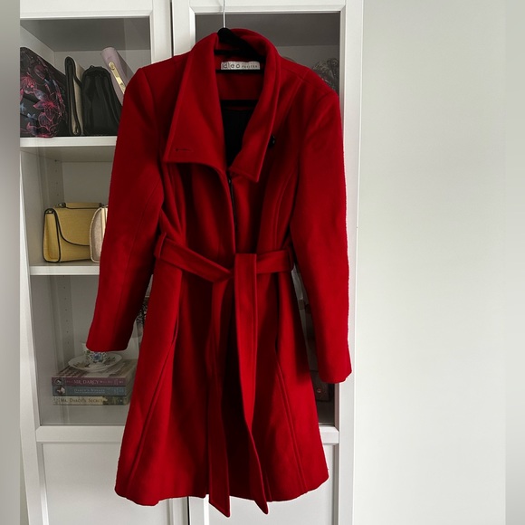 cleo Jackets & Blazers - ‼️SOLD‼️Deep Red Winter Jacket